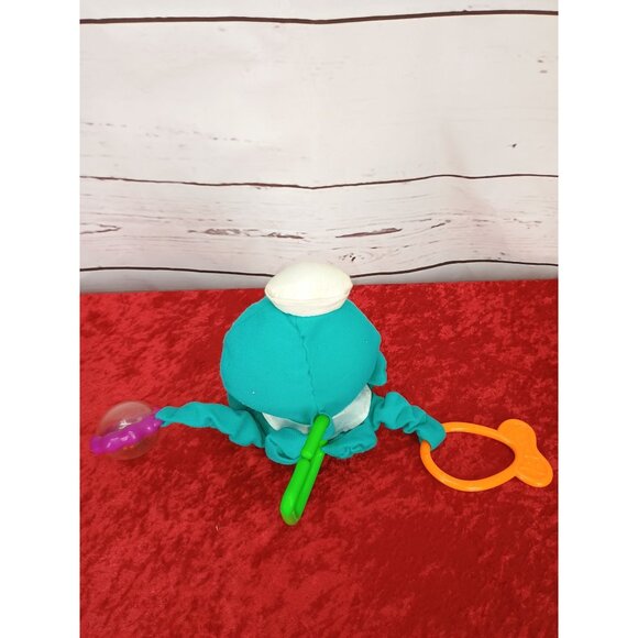 Octopus Baby Einstein Activity‎ Arms Hanging Crib Rattle Teal Plush Stuffed Toy - Picture 2 of 7